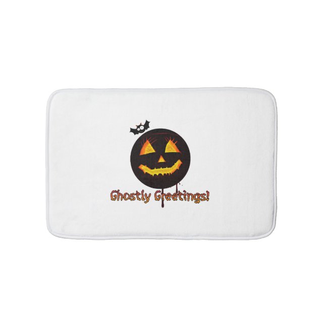 Pumpkin Halloween Badrumsmatta (Framsidan)