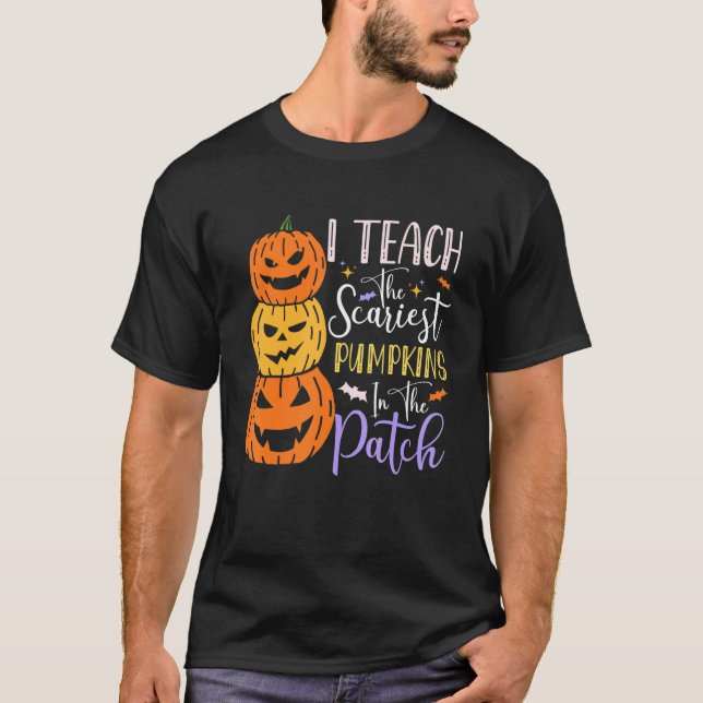 Pumpkin Halloween Costumes For Teachers   Women T Shirt (Framsida)