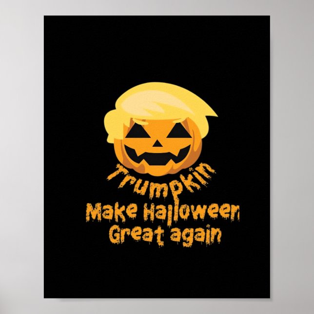 Pumpkin Halloween-design Poster (Framsidan)