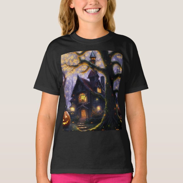 Pumpkin/Halloween/fall/höst T-Shirt (Framsida)