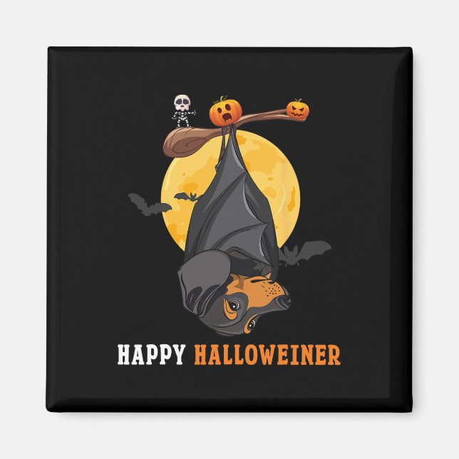 Pumpkin Halloween for Women&amp; Fladdermus Sause  Magnet (Framsidan)