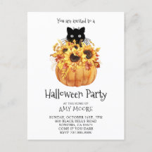 Pumpkin Halloween-inbjudan