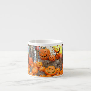 Pumpkin halloween jack o lantern orange pumpor espressomugg