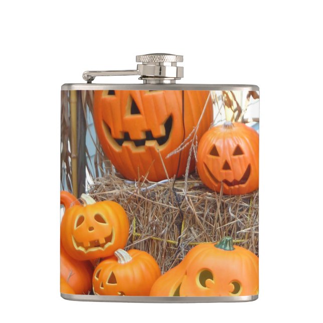 Pumpkin halloween jack o lantern orange pumpor fickplunta (Framsidan)