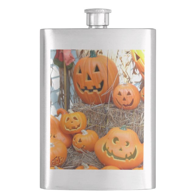 Pumpkin halloween jack o lantern orange pumpor fickplunta (Framsidan)
