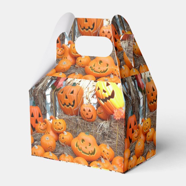Pumpkin halloween jack o lantern orange pumpor presentaskar (Framsidan Sidan)