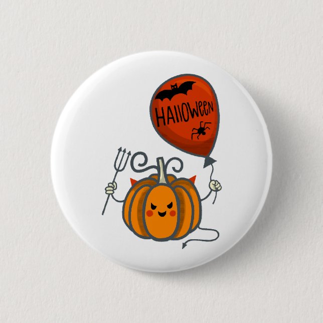 Pumpkin Halloween Knapp (Framsida)