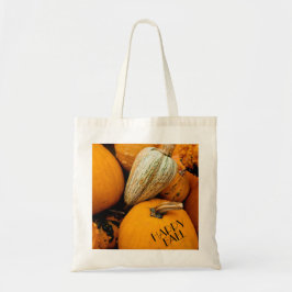Pumpkin-Happy Fall Tote Bag Tygkasse