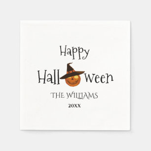 Pumpkin Happy halloween Personlig Pappersservett