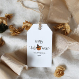 Pumpkin Happy halloween Personlig Presentetikett