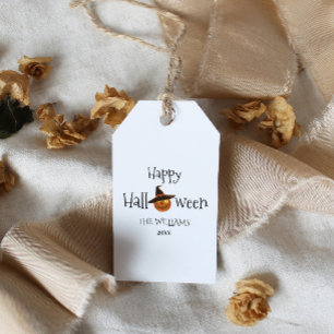 Pumpkin Happy halloween Personlig Presentetikett