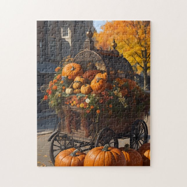 Pumpkin Harvest Elegance 1 Pussel (Vertikal)