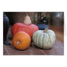 Pumpkin Harvest Hälsningskort