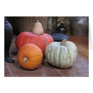 Pumpkin Harvest Hälsningskort