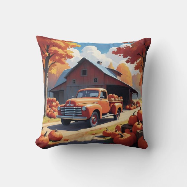 Pumpkin Harvest Kudde (Framsida)
