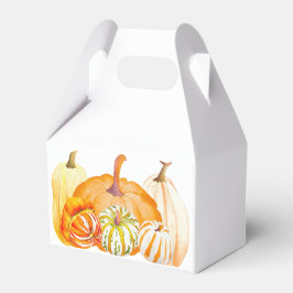 Pumpkin Harvest on a Gable Favor Box Presentaskar
