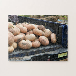 Pumpkin Harvest on Lastbil Autum Pussel