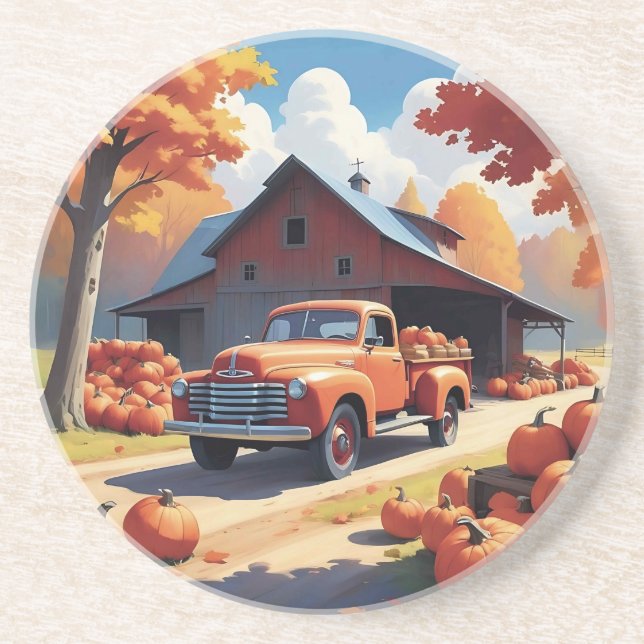 Pumpkin Harvest Underlägg (Framsidan)