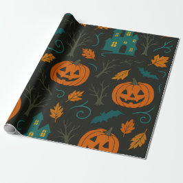 Pumpkin Haunt Mönster Presentpapper
