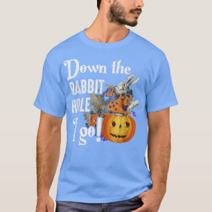 Pumpkin Haunted Halloween Alice Rabbit Halloween T Shirt