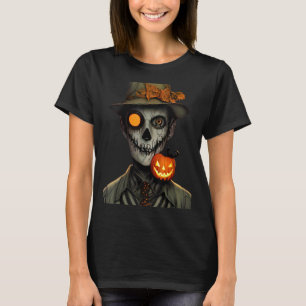 Pumpkin Head Ghost Boy I Årets talesman Hallowee T Shirt