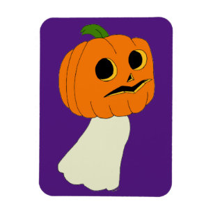 Pumpkin head-spöke magnet