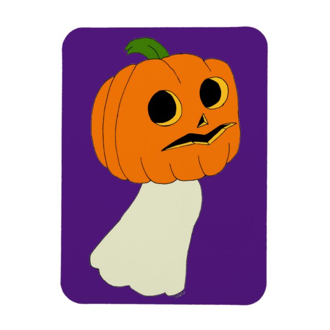 Pumpkin head-spöke magnet (Vertikal)