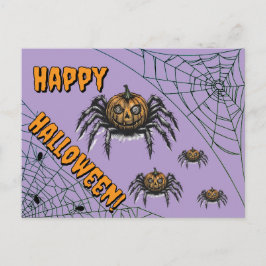 Pumpkin Headed Crawler Helg Vykort