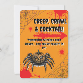 Pumpkin Headed Crawler Inbjudningar