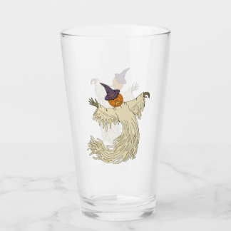 Pumpkin-Headed Ghost Halloween Art Glaskopp