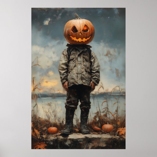 Pumpkin-Headed Wanderer Poster (Framsidan)