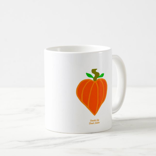 Pumpkin Heart Caffe Mugg (Framsida höger)