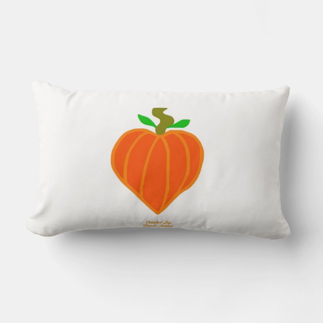 Pumpkin Heart Lumbalfyllning Lumbarkudde (Framsida)