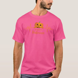 Pumpkin Heartslag Happy halloween Doktor eller Nur T Shirt