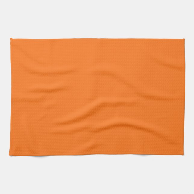 Pumpkin hex-kod FF7518 Kökshandduk (Horisontell)