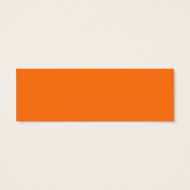 Pumpkin hex-kod FF7518 Litet Visitkort (Baksidan)