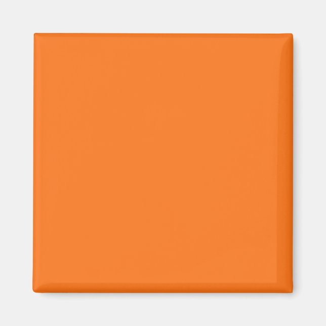Pumpkin hex-kod FF7518 Magnet (Framsidan)