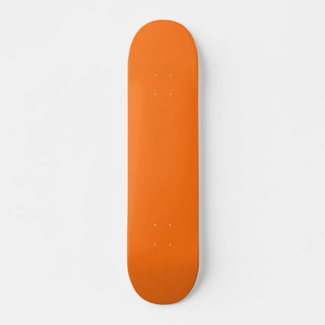 Pumpkin hex-kod FF7518 Skateboard Bräda 19,5 Cm (Framsida)