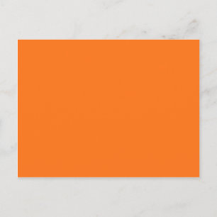 Pumpkin hex-kod FF7518 Vykort