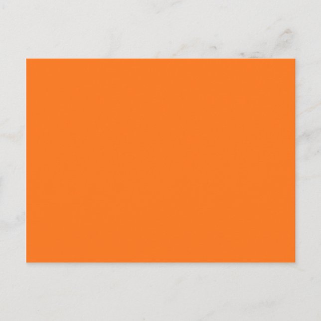 Pumpkin hex-kod FF7518 Vykort (Framsida)