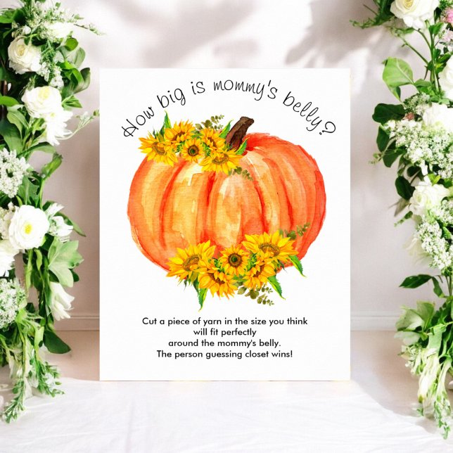 Pumpkin How Big is Mamma Belly Game Poster (Skapare uppladdad)