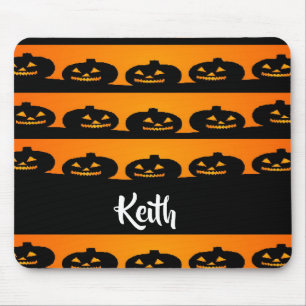 Pumpkin-huvuden halloween-tema musmatta