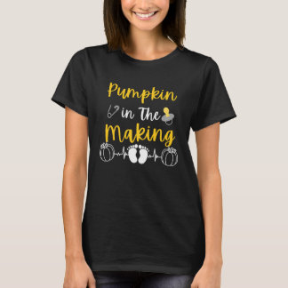 Pumpkin i Announcemen om Skapar fall-Graviden T Shirt