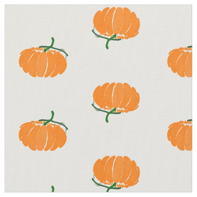 Pumpkin i Fall Tyg (Närbild)