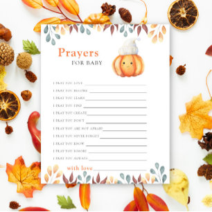 Pumpkin i hat - Party-spel   böner för baby