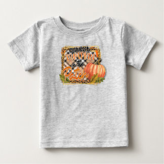 Pumpkin i lapptäcket har hamnat och leopard t shirt
