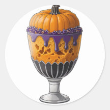 Pumpkin Ice kräm med sprinkler