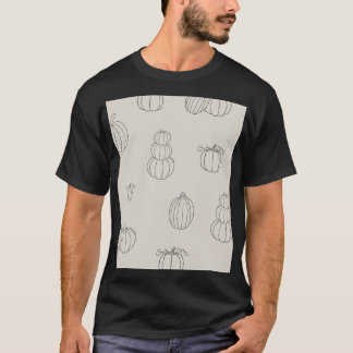 Pumpkin Illustration T Shirt