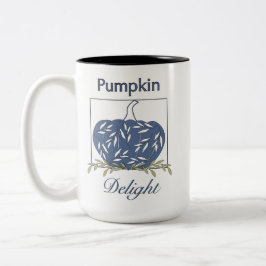Pumpkin in Light - Pumpkin Delight Två-Tonad Mugg