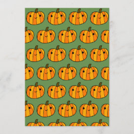 Pumpkin-inbjudningar Inbjudningar